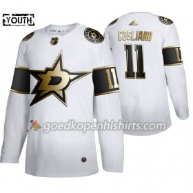 Dallas Stars Andrew Cogliano 11 Adidas 2019-2020 Golden Edition Wit Authentic Shirt - Kinderen